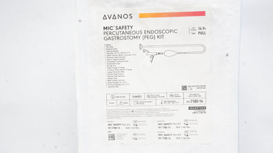 Avanos 7180-14 MIC Safety Percutaneous Endoscopic Gastrostomy Kit 14Fr (x)